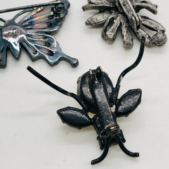 Vintage Antique Deco Insect Butterfly Brooch lot - Picture 5 of 12